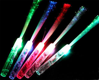 light up toy showing an image of a fibre optic wand.