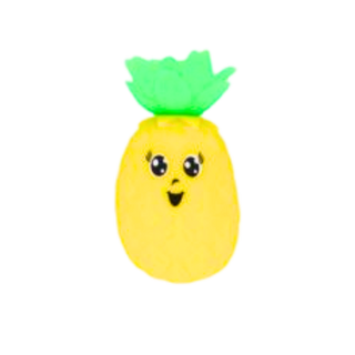 Stretchy pineapple-shaped stress ball – yellow squishy fidget toy for sensory play and anxiety relief
