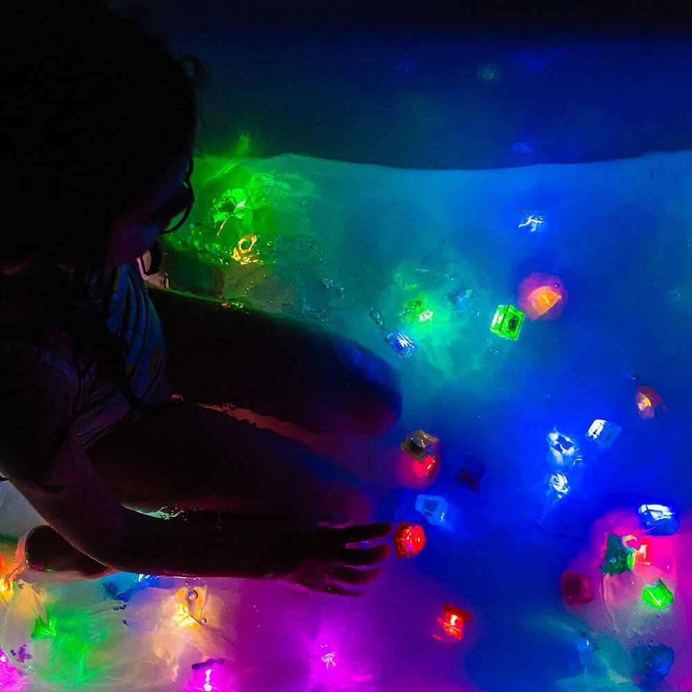 led light up bath cubes