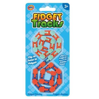 HGL Fidget toy Orange/Blue/Green Wacky Tracks
