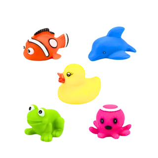 Light Up Bath Toys. Set of 5 sea animals.