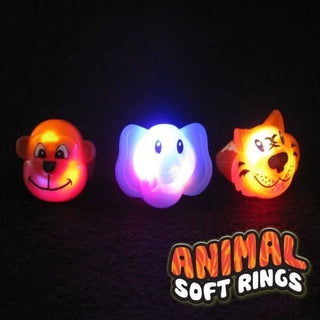 The Glow Company light up toy Flashing Toy Animal Soft Ring