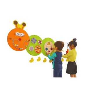 Viga wooden toys Sensory Wall Caterpillar Wooden Toy