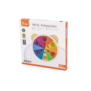 Viga Wall Toy Sensory Wall - Overlaying Colour Mixing Wooden Wall Toy