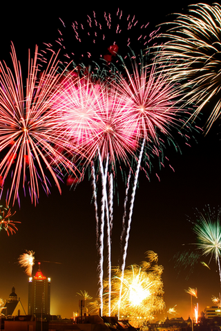 watching fireworks with light up toys as a safe alternative to sparklers on Bonfire Night