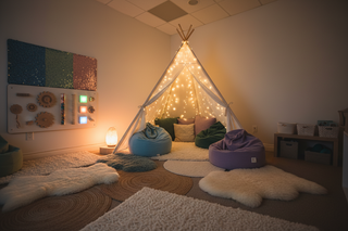 calming sensory environment autism and ADHD sensory regulation space
