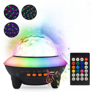 sensory light projector creating visual sensory stimulation for autistic children and additional needs