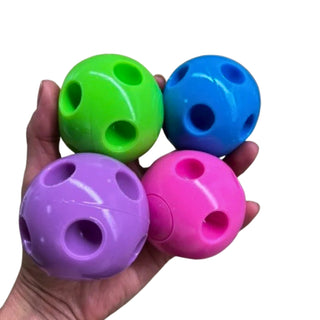 Colourful squishy pop ball