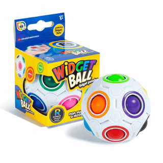 A fidget ball, perfect for fidgeting, focus, and fine motor skill development. Ideal for kids and adults with ADHD, autism, or anxiety. A must-have sensory toy for stress relief and cognitive stimulation. 