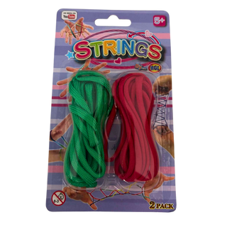 Fidget Strings Toy in Red & Green