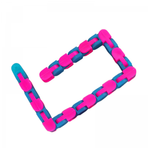 HGL Fidget toy Blue/Green/Pink Wacky Tracks
