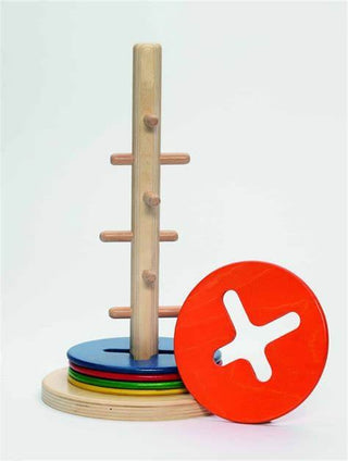 Learn Well wooden toy Learn Well Vertical Sorting Bar Wooden Toy 05060716600845