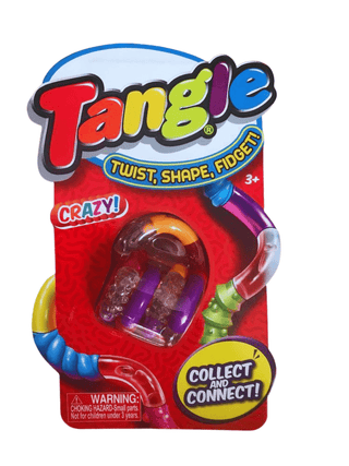 Playinc Fidget toy Purple/Orange/Clear Tangle Fidget Toy - Jr Crazy Textured & Smooth Fidget