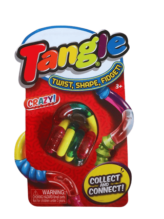 Playinc Fidget toy Yellow/Pink/Green Tangle Fidget Toy - Jr Crazy Textured & Smooth Fidget