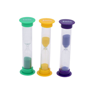 Playlearn Visual Toy Sand Timers Pack of 3!