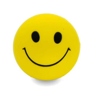 Yellow smiley face stress ball