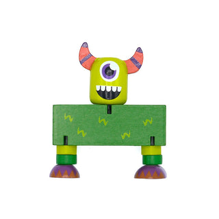 Tobar Fidget toy Green Wooden Flexi Monsters Fidget Toy