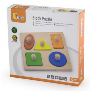 Viga Puzzle Block Puzzle Shapes with a Large Peg 6934510506636