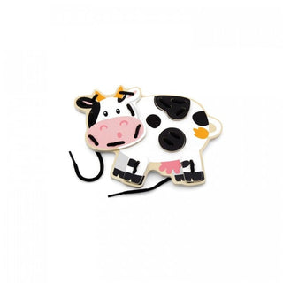 Viga Lacing Toy Lacing toys - Farm Animals Wooden Toy 06934510513252