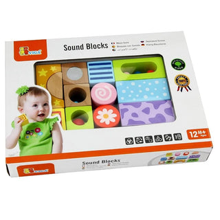 Viga Sensory Toy Sound Sensory Wooden Blocks 6934510506827