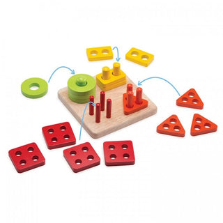 Wonderworld Puzzle Shape Sorter Counting Toy 8851285630862