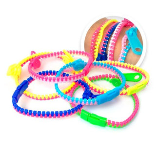 zipper fidget toy bracelet bundle pack of 6